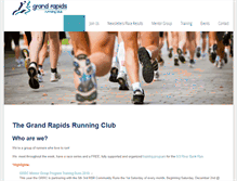 Tablet Screenshot of grandrapidsrunningclub.org